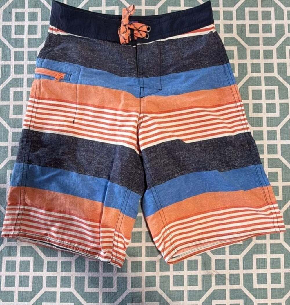 Patagonia Striped Board Shorts Size 8